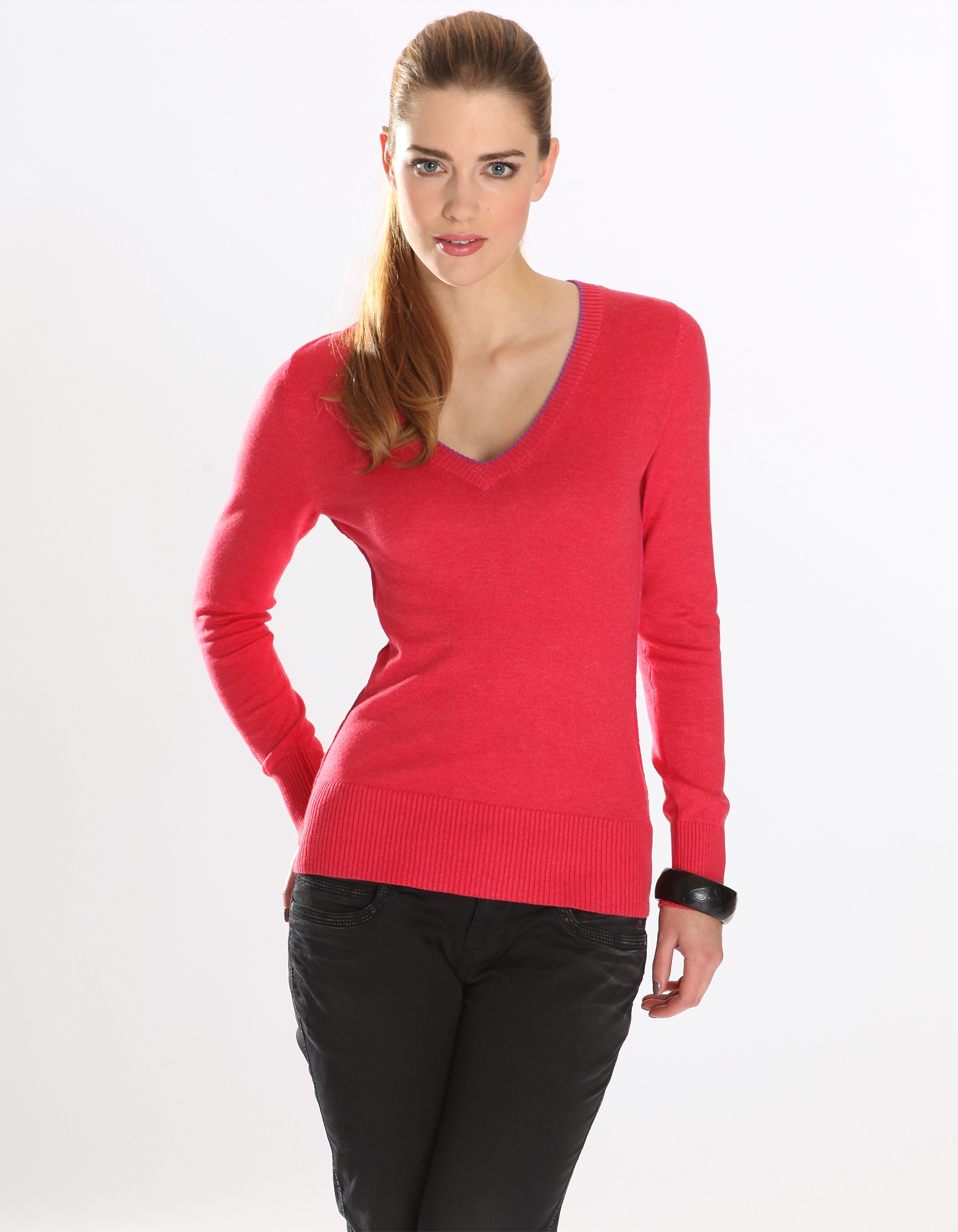 V-Neck-Pullover