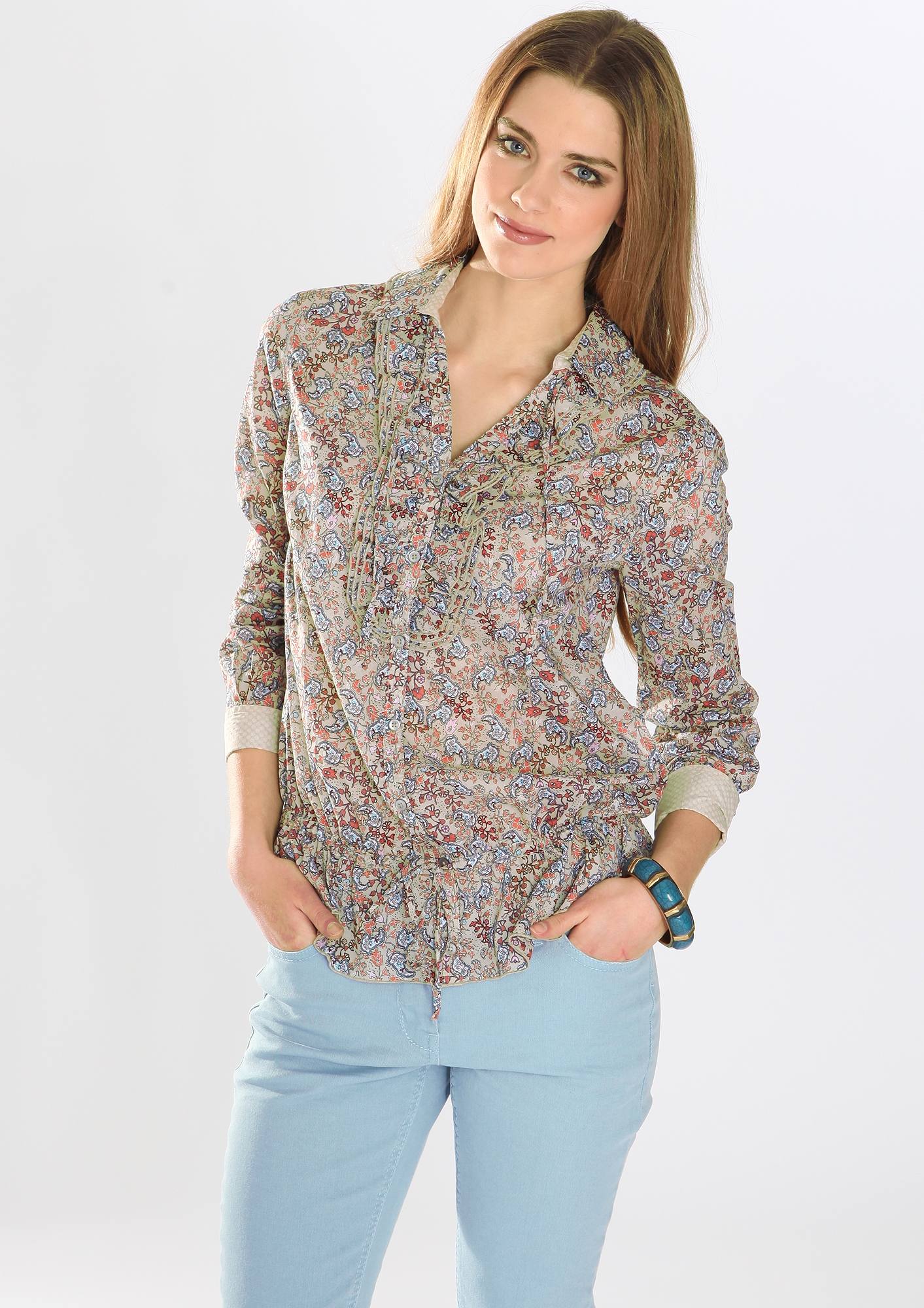 Voile-Bluse