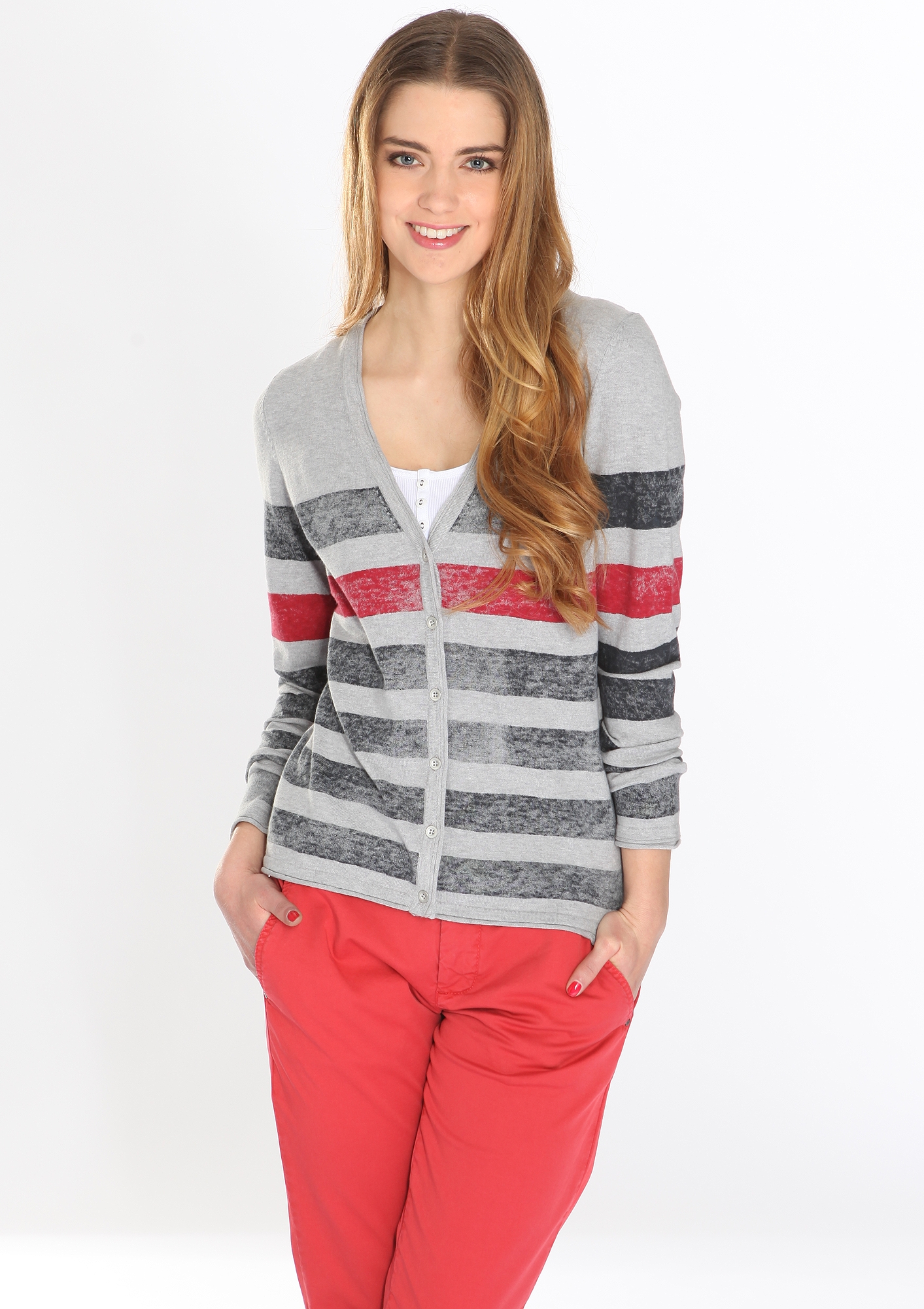 Feinstrickjacke