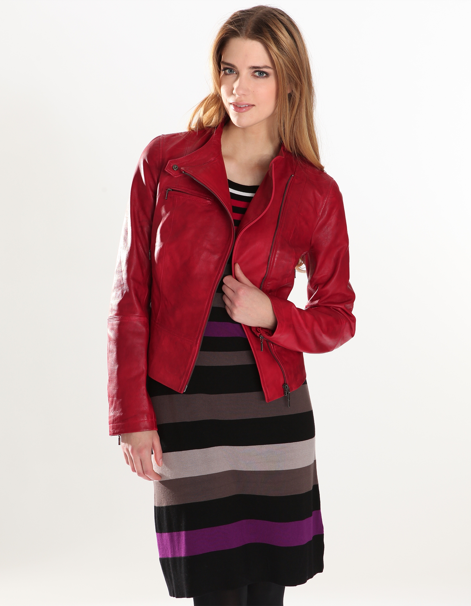 Lederjacke