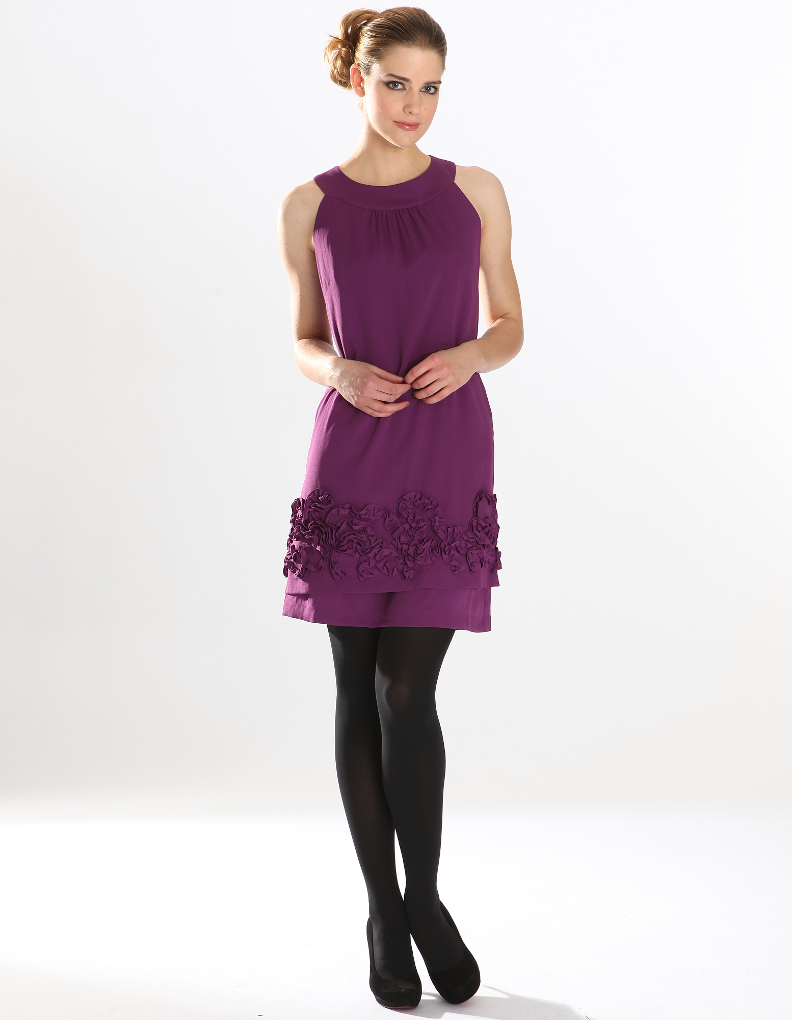 Cr&eacute;pe-Kleid