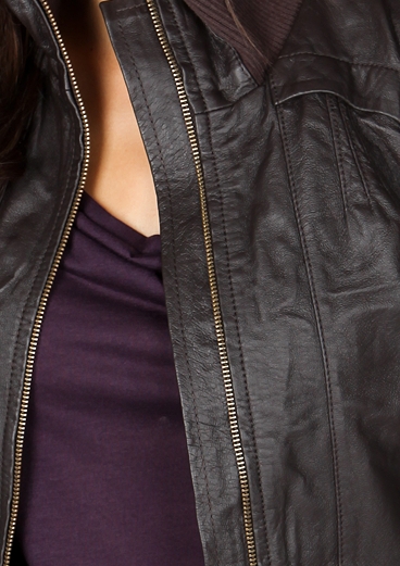 Lederjacke
